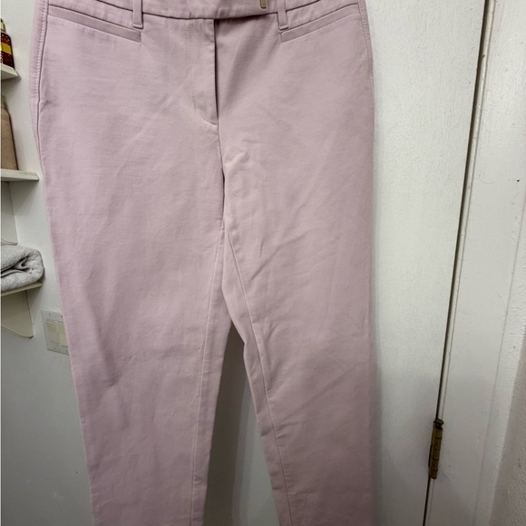 White House Black Market Light Pink Slim Crop Pants NWOT - Picture 2 of 5